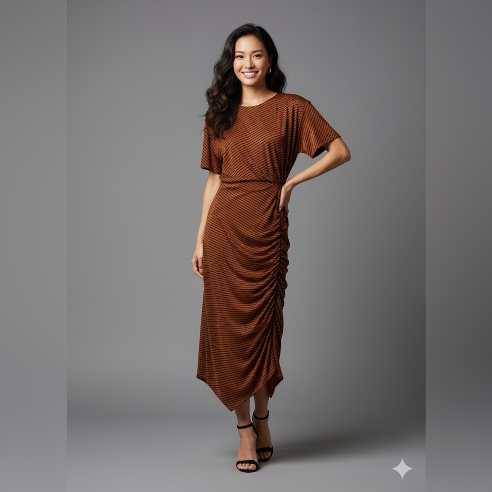 Zara Woman NWT Ruched Dress
